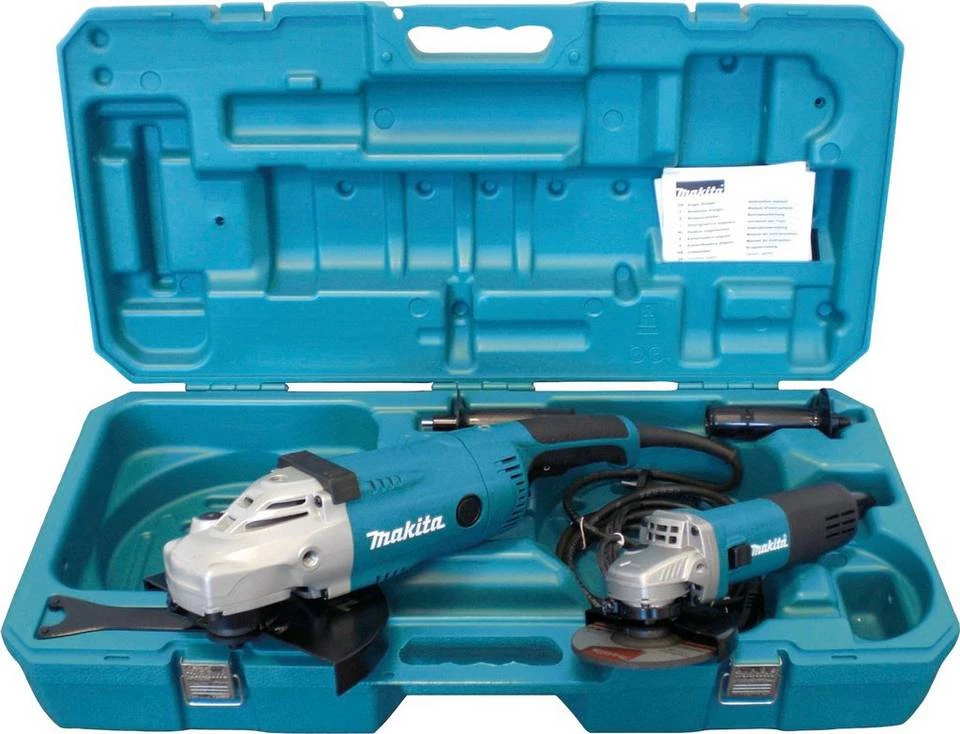 Makita Winkelschleifer »DK0052G«, max. 6600 U/min, (Set), 2 Schleifer Ø 125 und Ø 230 mm 3 Makita Winkelschleifer »DK0052G«, max. 6600 U/min, (Set), 2 Schleifer Ø 125 und Ø 230 mm