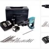 Makita Schlagbohrmaschine »Makita DHR 202 ST1X Akku Kombihammer 18V 2,0J SDS Plus + 1x Akku 5,0Ah + Ladegerät + 16tlg. Meißel Bohrer Set + Makbox«