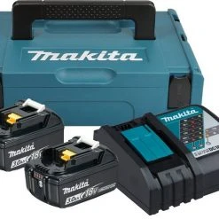 Makita »Power Source Kit« Akku-Set (4 St), 2 Akkus und Ladegerät