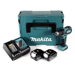 Makita Säulenbohrmaschine »Makita DDF 459 RTJ 18 V Li-Ion Akku Bohrschrauber im Makpac + 2x 5,0 Ah Akku + Ladegerät« -Makit Werkzeug Verkaufe e2e8ad87 03d5 5934 835e 83cdd16871b8