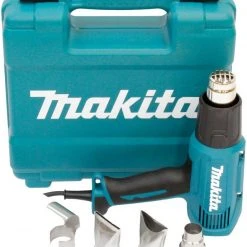 Makita Heißluftgebläse »HG5030K«, 1600 in W, (Komplett-Set, 6-tlg), mit zwei Temperaturstufen und Luftstromstärken