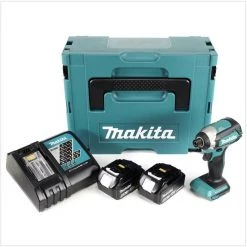 Makita Akku-Schlagschrauber »Makita DTD 153 RTJ 18 V Akku Brushless Schlagschrauber im Makpac + 2x BL 1850 B 5,0 Ah Li-Ion Akku + 1x DC 18 RC Ladegerät« -Makit Werkzeug Verkaufe e5f53051 8a97 5457 82c5 28deb819b955