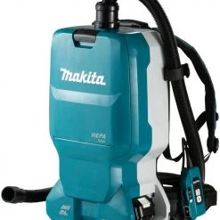 Makita Akku-Rucksackstaubsauger DVC665ZU, 90 Watt, mit Beutel, ohne Akku und Ladegerät, Schlauchlänge 150 cm