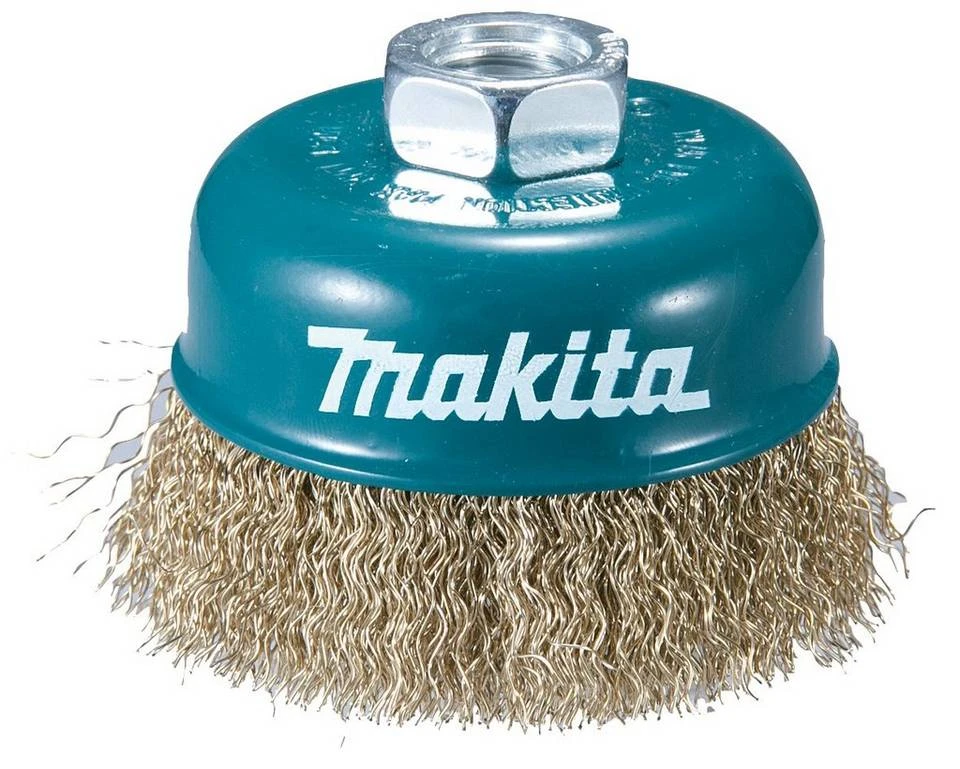 Makita Winkelbohrmaschine »Makita D-39746 Stahldrahttopfbürste MS 60mm mit gewellten 3 mm Drahtbürsten« 3 Makita Winkelbohrmaschine »Makita D-39746 Stahldrahttopfbürste MS 60mm mit gewellten 3 mm Drahtbürsten«