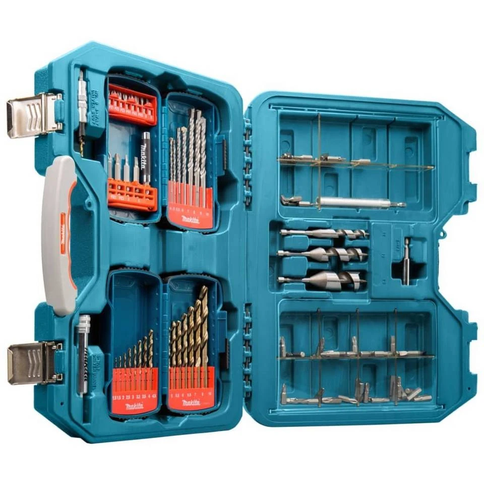 Makita Bit- und Steckschlüsselset »Makita 104-tlg. Bohrer und Bit Set Metallisch«, 104-St. 4 Makita Bit- und Steckschlüsselset »Makita 104-tlg. Bohrer und Bit Set Metallisch«, 104-St. – Bild 2