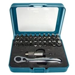 Makita Bohrer- und Bitset »Makita 32-tlg. Bit-Set mit Ratsche Silbern«, 32-St. -Makit Werkzeug Verkaufe f1e45411 0ee3 5e1f 80cf 53758b4ec4eb
