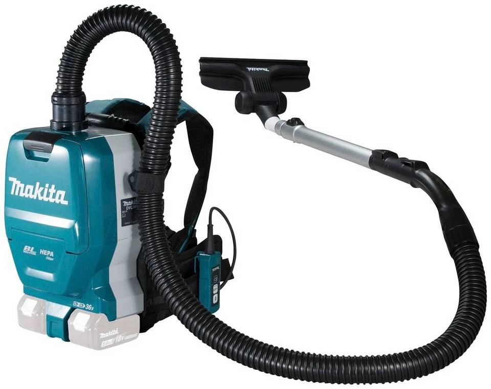 Makita Akku-Bodenstaubsauger DVC261ZX15, mit Beutel, 18 V, Rucksack, ohne Akku und Ladegerät 3 Makita Akku-Bodenstaubsauger DVC261ZX15, mit Beutel, 18 V, Rucksack, ohne Akku und Ladegerät